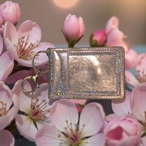 Holographic Card Holder Keychain